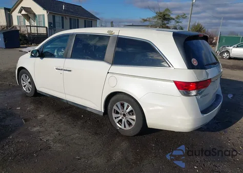 2014 Honda Odyssey Ex-L from USA, damaged, VIN 5FNRL5H6XEB030426